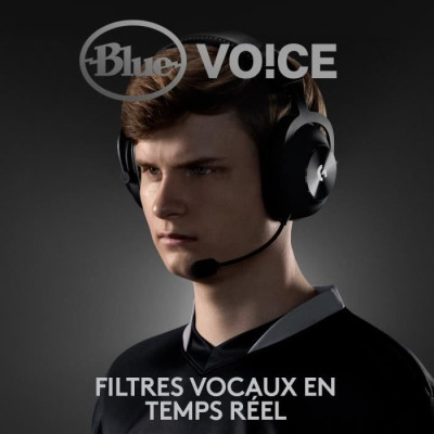 Casque Gaming - Sans fil - LOGITECH G - PRO X GAMING WIRELESS - Noir