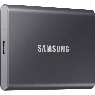 SAMSUNG - SSD externe - T7 Gris Titane - 1To - USB Type C (MU-PC1T0T/WW)
