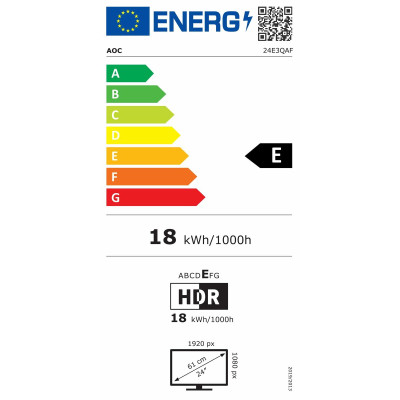 Écran AOC 24E3QAF 24" 75 Hz
