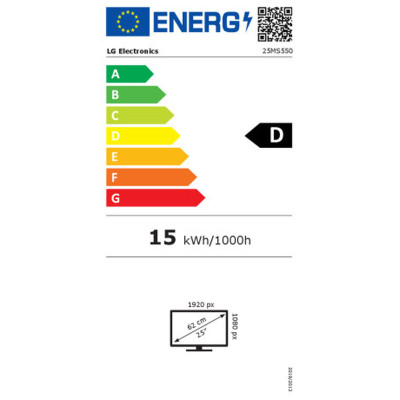 Écran LG 25MS550-B Full HD 24"