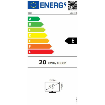 Écran Acer UM.HB2EE.E02 27" LED 100 Hz