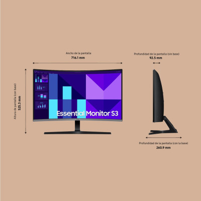 Écran Samsung S32D392GAU Full HD 32" Écran Samsung S32D392GAU Full HD 32"