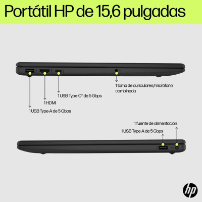 Ordinateur Portable HP 15-fd0035ns 15" 8 GB RAM 256 GB Intel Core i3 N305