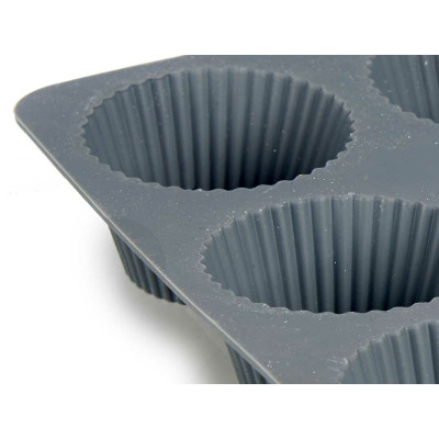 Moule à pâtisserie Madeleines 22 x 3 x 22 cm (6 Unités)