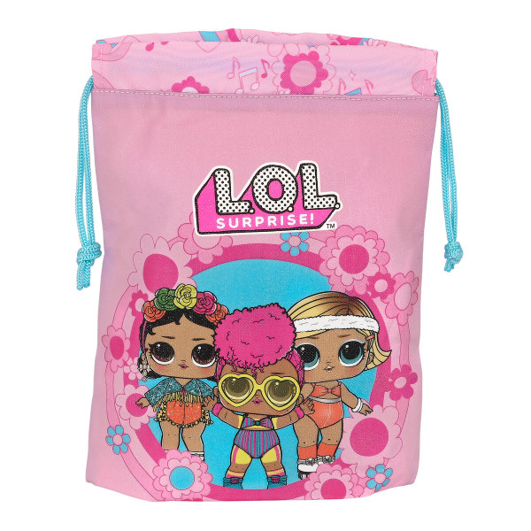 Sac pour snack LOL Surprise Glow girl Rose