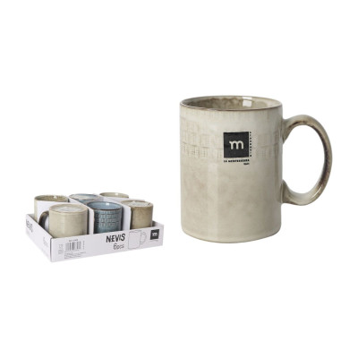 Tasse mug Inde Nevis Rectangulaire 300 ml (24 Unités)