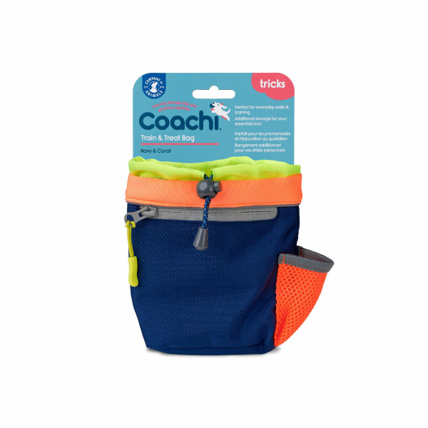 Fourre-tout Coachi Train  Treat Bleu Corail