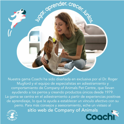 Fourre-tout Coachi Train  Treat Bleu