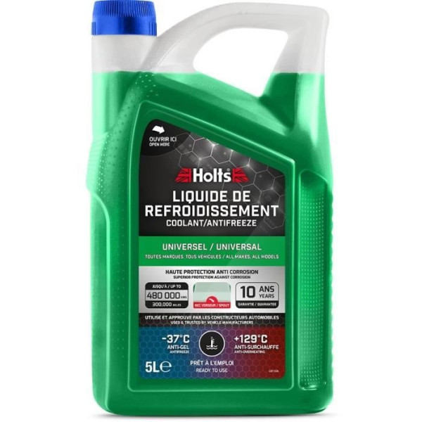 Liquide de Refroidissement - HOLTS - HAFR0011B -37c Universel  Bec 5L