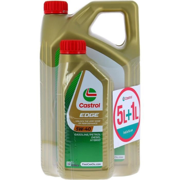 Huile Moteur - CASTROL EDGE - 5W-40 - 5L1L - 057326