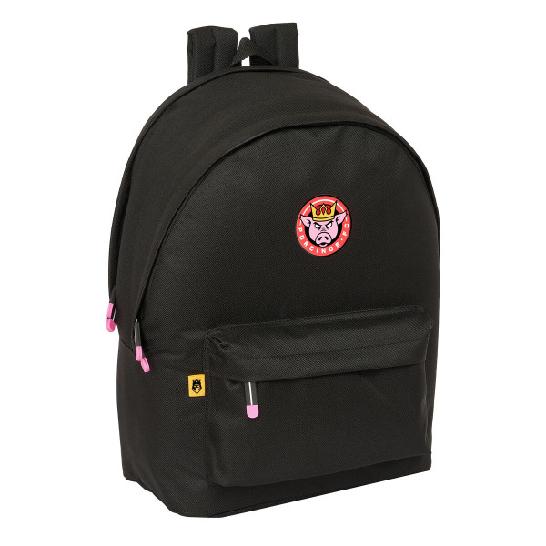Sac à Dos pour Portable et Tablette avec Sortie USB Kings League usb kings league Noir 31 x 44 x 18 cm