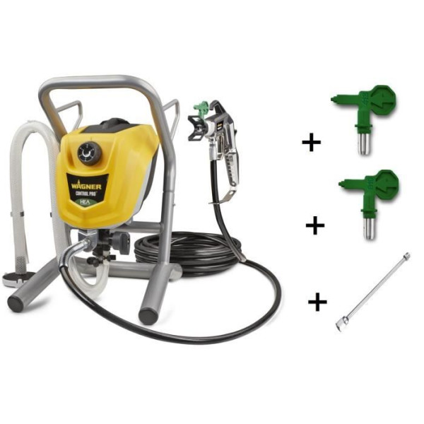 Wagner Airless HEA Control Pro 250M Pistolet a peinture Airless  2 buses  rallonge