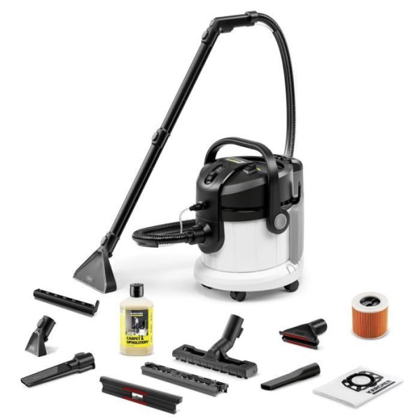 New - Aspirateur Injecteur Extracteur Eau et Poussieres Karcher SE 4 plus  kit accessoires - Cuve Polypropylene 18L - 1000W